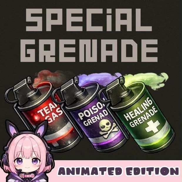 【RUST MOD】Special Grenade -Animated Edition- - ぼいどのRUST MOD研究所 - BOOTH