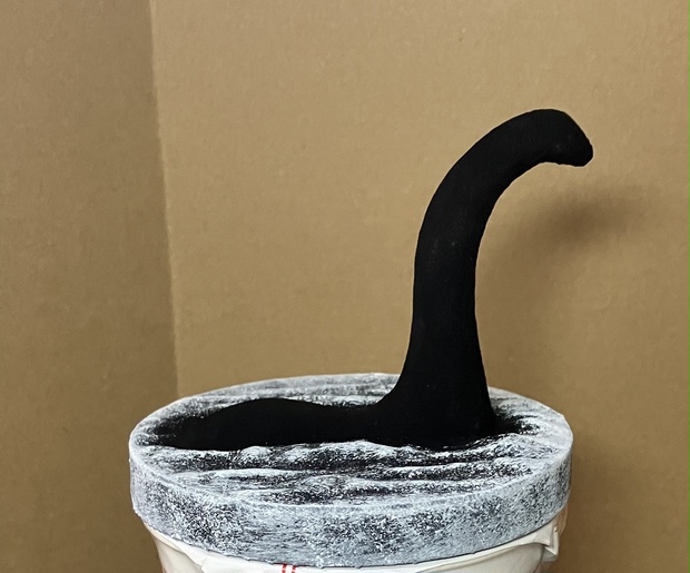 ネッシーのカップ麺フタ押さえ - ichi-craft-works - BOOTH