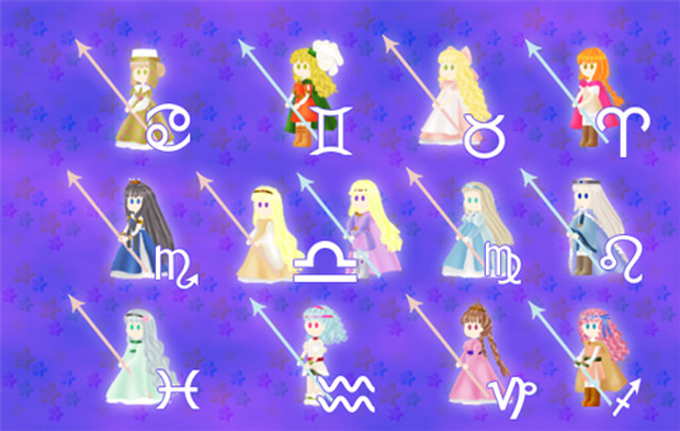 １２星座カーソルセット