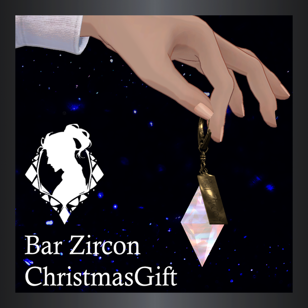 Bar Zircon Christmas gift 2023
