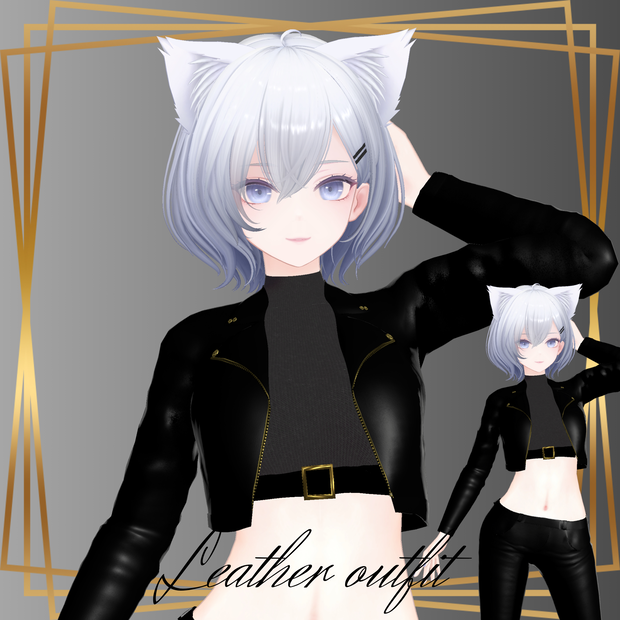 【白雨専用】レザーセットアップ『Leather outfit』