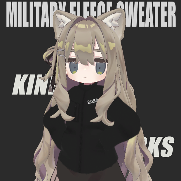 KW Korean Armed Force Fleece Sweater for Kipfel