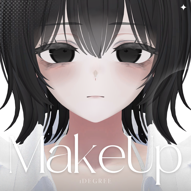 【しなの Shinano】Dark Sketchy Eye + MakeUp + Blendshape