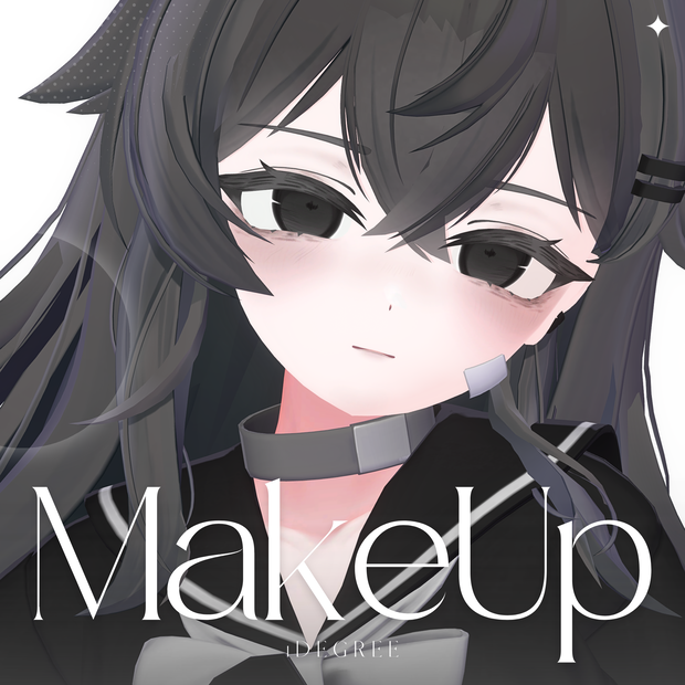 【りる Riru】Dark Sketchy Eye + MakeUp + Blendshape