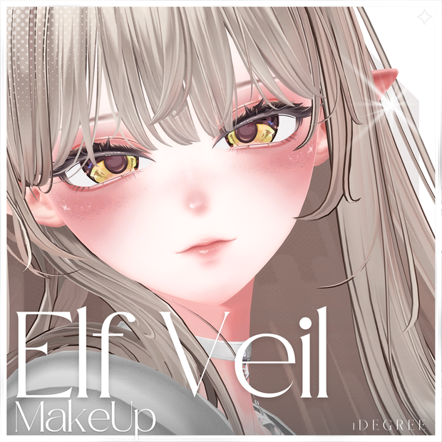 【海咲 Misaki】Elf Veil Eye + MakeUp + Blendshape