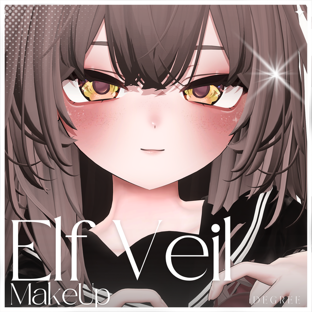 【輝夜 Kaguya】Elf Veil Eye + MakeUp + Blendshape