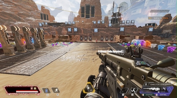 Apex Legends　体力オーバーレイ電撃フレーム８色