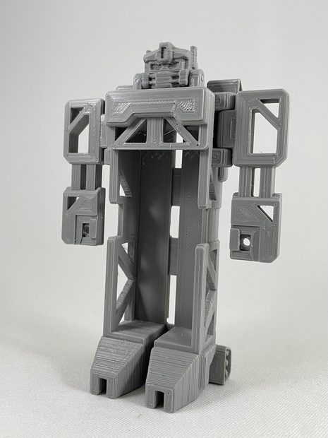 【3Dプリント用】積載変形ロボ ゾーンキャリアーV1