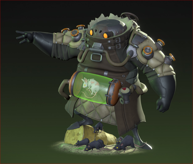 RAT 3D モデル 3D キャラクター VRChat RAT 3D Model 3D Characters VRChat