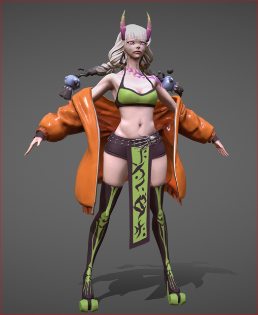 女性キャラクター 3D モデル 3D キャラクター VRChat Female Character 3D Model 3D Characters VRChat