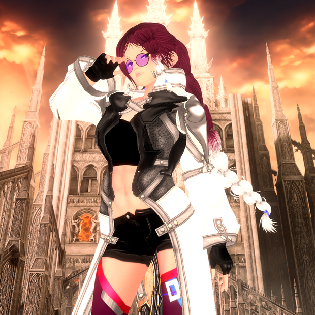 Vampire coat costume (3 colors) [Costume texture for Vroid Studio] | ヴァンパイアコートコスチューム (カラー×3) [VroidStudio用正式版用衣装テクスチャ]