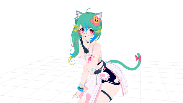 Rosedoodle 3Dモデル（MMD対応）