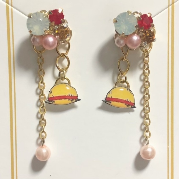 ワンピース モチーフピアス ルフィ Kiriyalov Booth