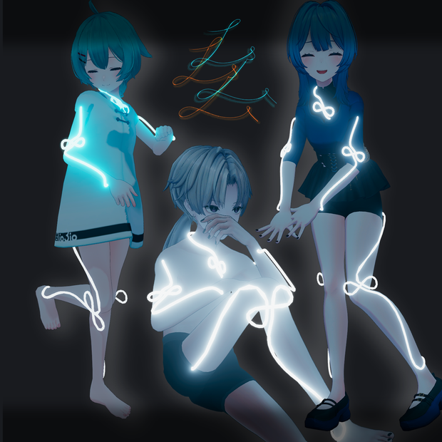 【VRC想定】Neon Attachment