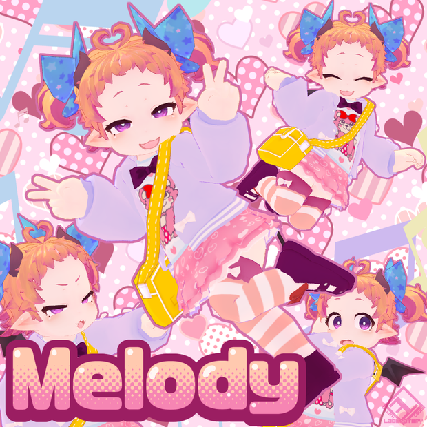 Multipurpose little girl 3D avatar "Melody" 多目的幼女3Dモデル「めろでぃ」