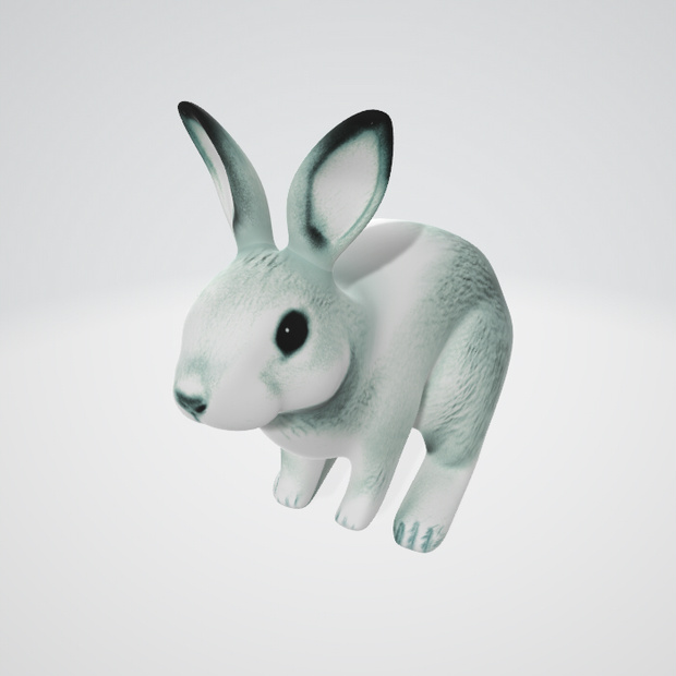 ３ｄモデル　雪うさぎ　