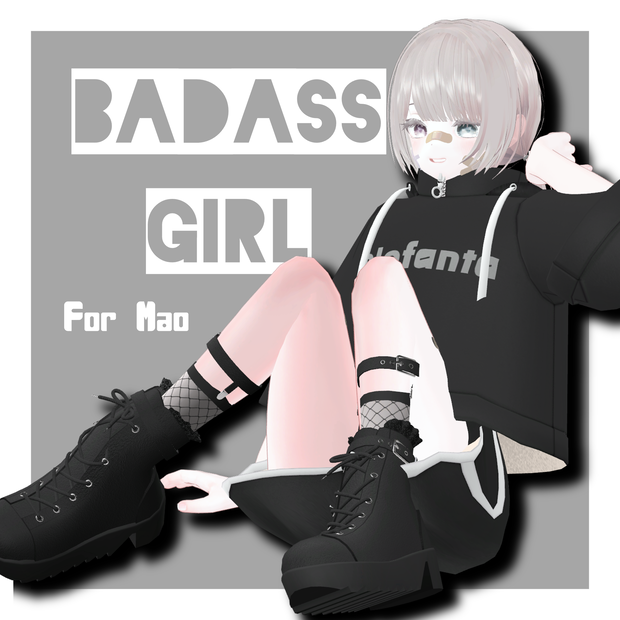 【3アバター対応衣装】BADASS GIRL