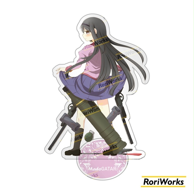 まどがたり」暁美ほむらx戦場ヶ原ひたぎアクリルスタンド
