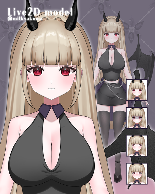 【Live2D 限定1点】 小悪魔ちゃん【VTS対応】