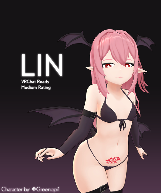 [オリジナル3Dモデ] Lin