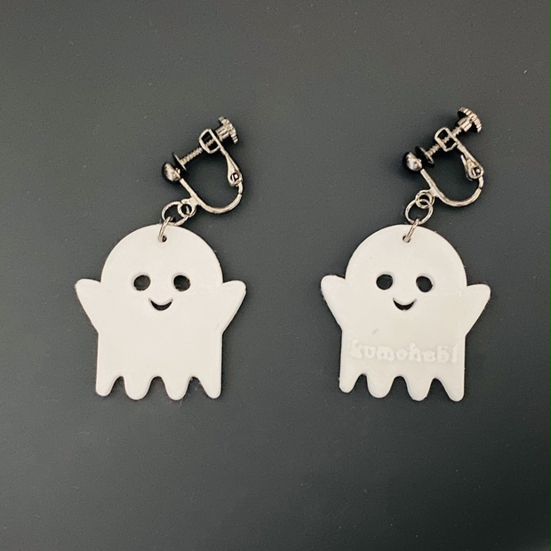 MEME spooky boo! pierce ミーミー おばけイヤリング3点淡水パール