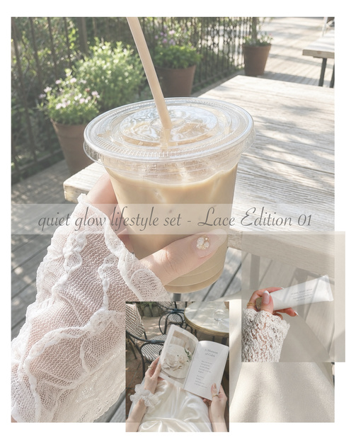 ✳︎ quiet glow lifestyle set - Lace Edition 01 -韓国風ライフスタイルフォト-