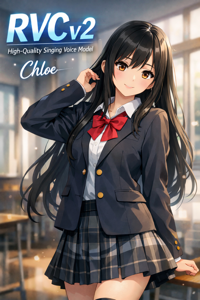 【RVCv2・商用利用可・歌唱対応】「Chloe」
