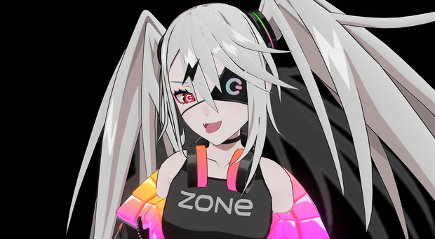 【改変二次配布】ぞん子3Dモデル「ZONKO 3D MODEL type-N」パーフェクトシンク対応版(VRM)