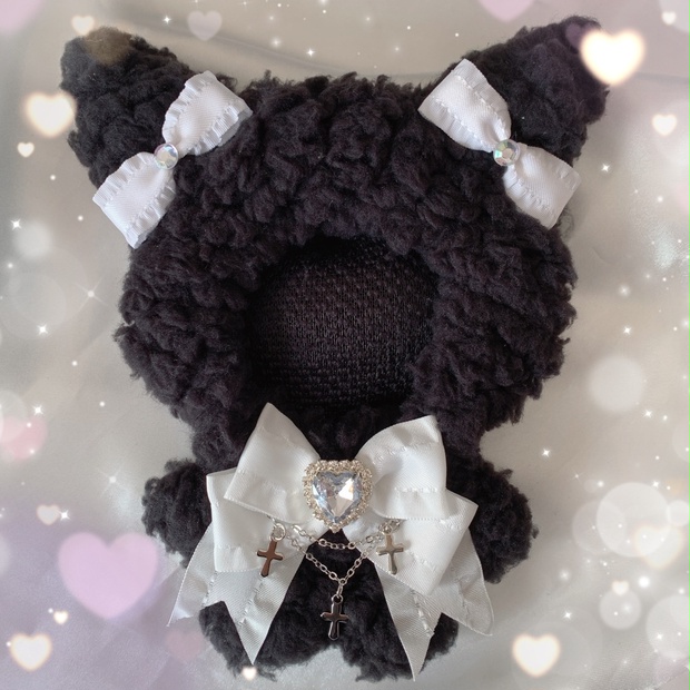 ぬい服 10cm 着ぐるみ でびるねこ グレー 黒 | bumblebeebight.ca