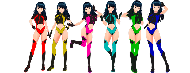 Body suit in six colors