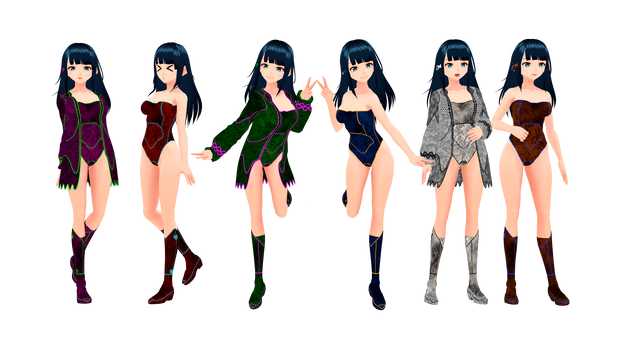 Coat and body Suit in six colors