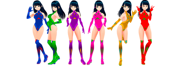 Body suit in six colors