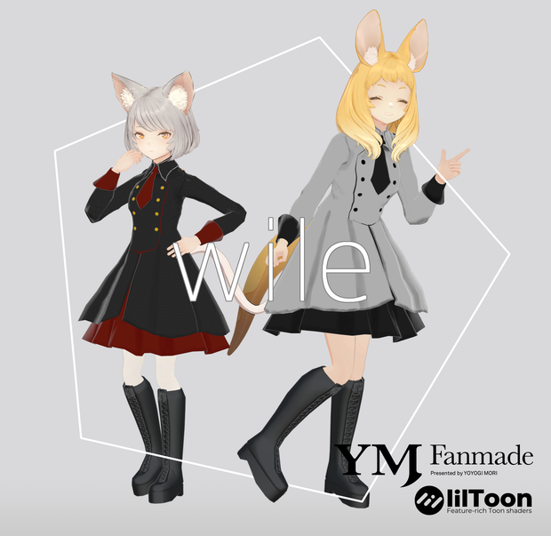 【YMファンメイド】軍服風ワンピース ‐ wile ‐【YM Body Woman S / M 対応】