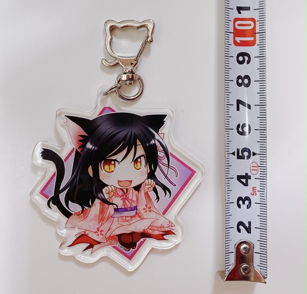 在庫少！】夜桜真里亜オリジナル☆ アクリルキーホルダー(大) - 夜桜