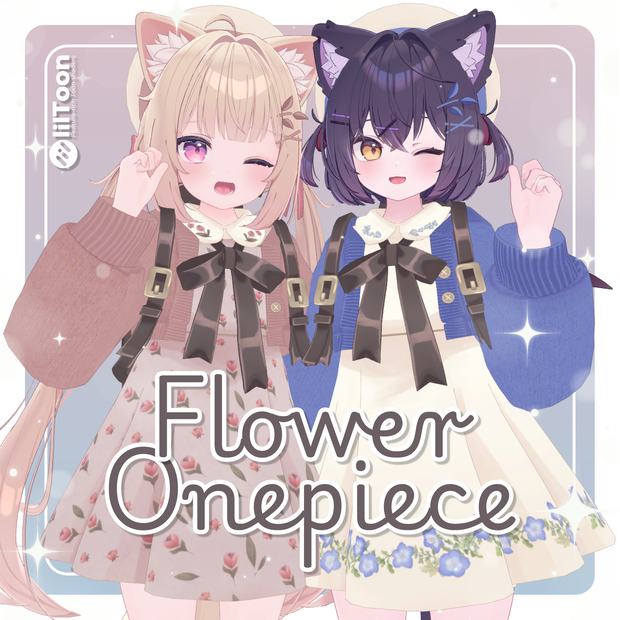 フラワーワンピース🍓 -Flower Onepiece-