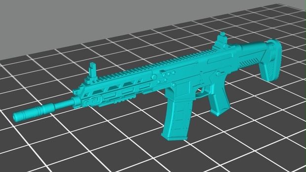 20式小銃（STLデータ）3Dプリンター出力用