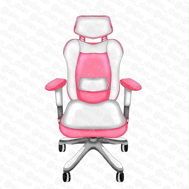 Pink and black gaming chair BOOTH