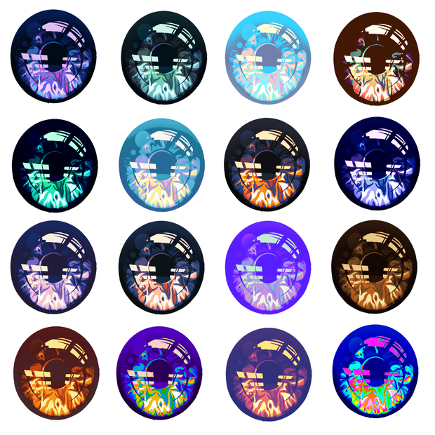 Multicolored Vroid Iris