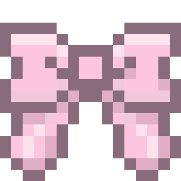 ドット絵リボン素材