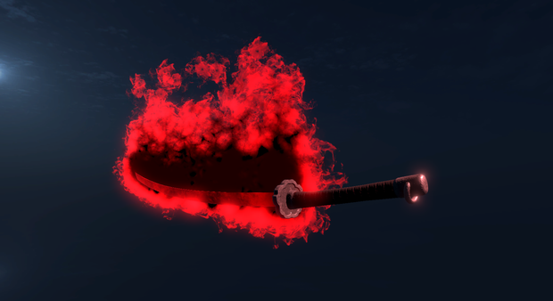 【Unity/VRChat】Edgy Odachi ( Effects + Sword )