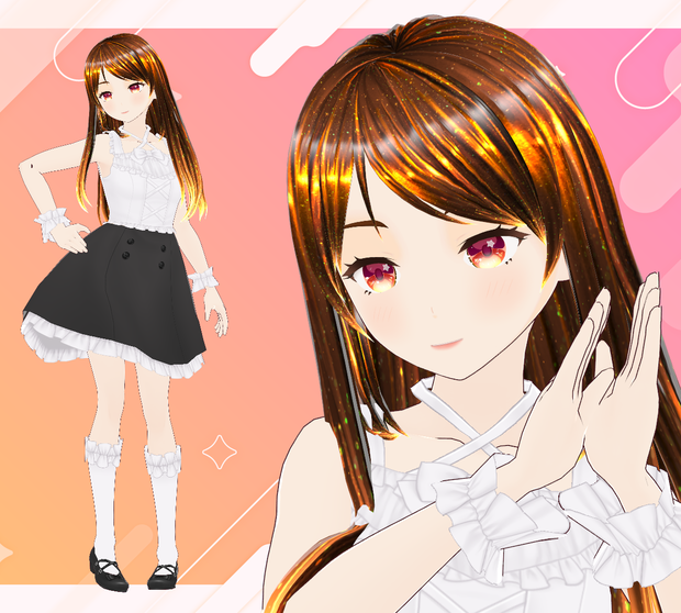 VRM Erina "Goldy" Haruno - Idol Version