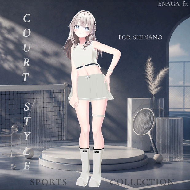 ✨ SALE 60%OFF【11アバター対応】 ✨🎾ENAGA fit -  Court Style Set🎾
