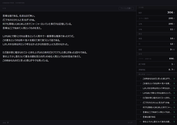 Character Counter
