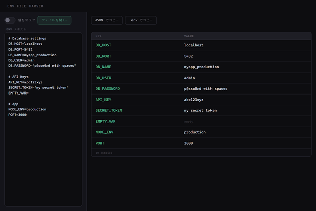 env File Parser