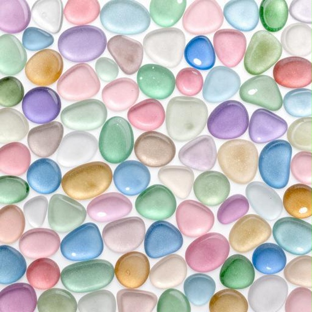 宝石、クリスタル、ストーン素材｜ブルー・パープル・ピンクカラー｜gem, crystal, stone｜M0008