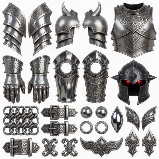 金属素材｜シルバー・黒｜metal｜M0925