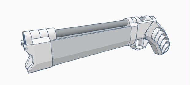 3Dプリント用データ 展開型ゴム銃:ウルメ - 十束玩具 - BOOTH