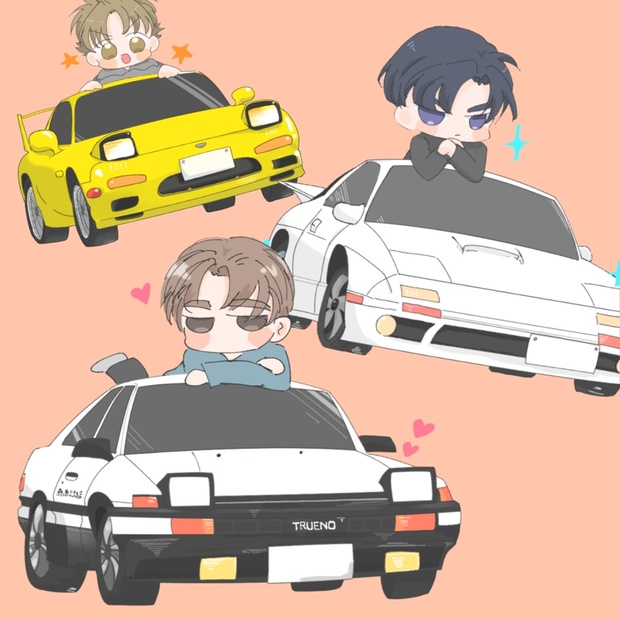 車大好きアクリルキーホルダー - シェルター - BOOTH
