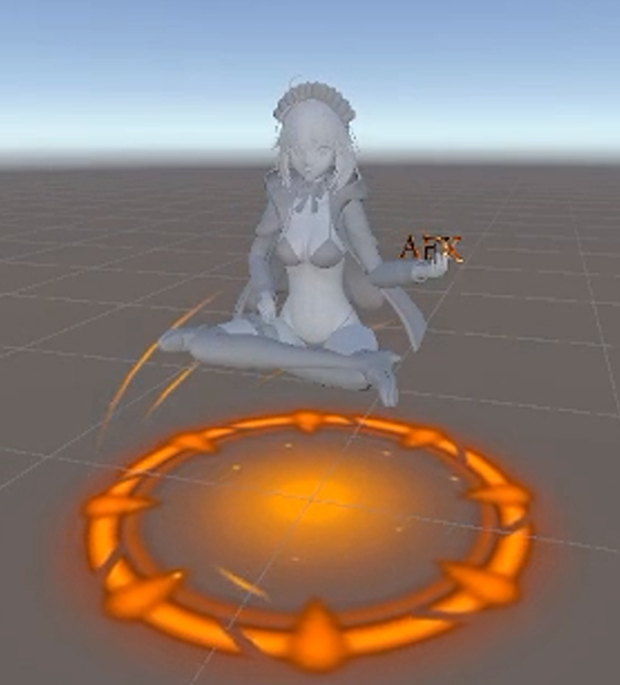 [Vrchat/Unity] Orange Particle AFK