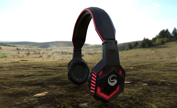 [VRM/Unity] RGB Lights Gamer Headset